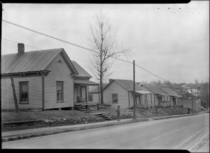 High Point, North Carolina - Housing. Row of company-owned homes of furniture workers - High Point, North Carolina - NARA - 518531