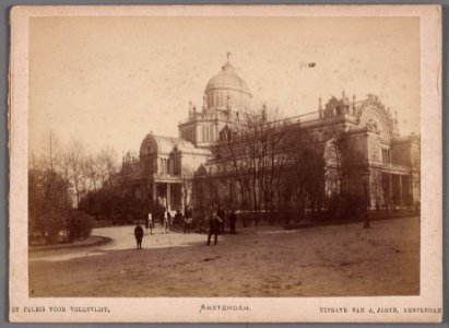 Het Paleis voor Volksvlijt, Frederiksplein 56, gezien vanaf het Westeinde-002 photo