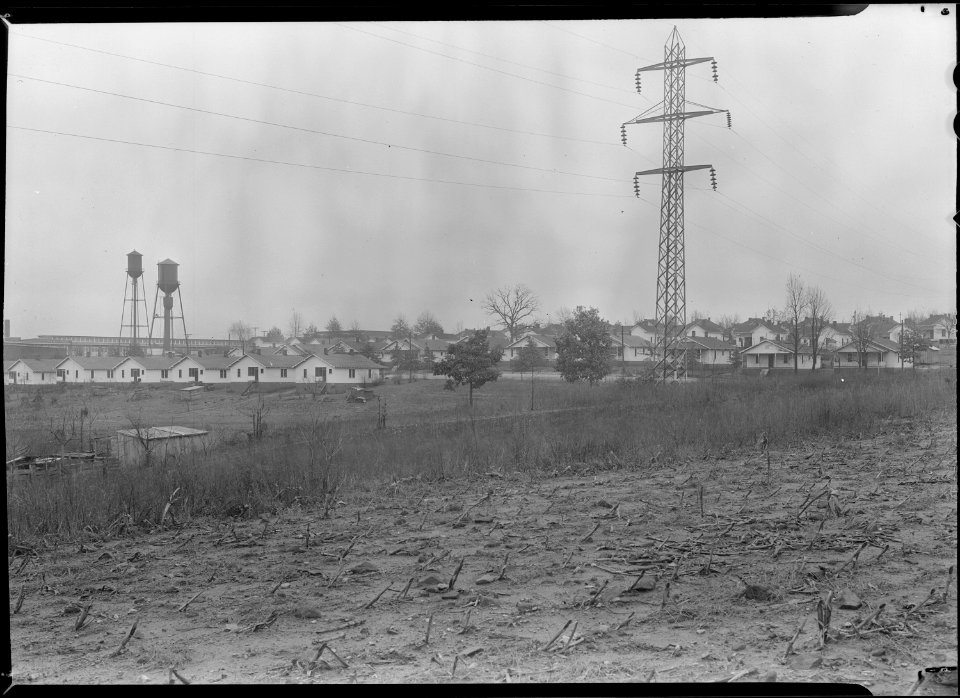 High Point, North Carolina - Housing. General view of company-owned mill village - Highland Yarn Mills - High Point... - NARA - 518536