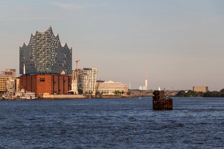 Hamburg port architecture photo
