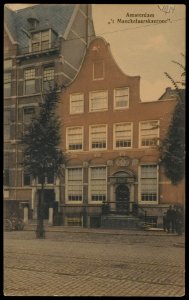 Het Makelaers comptoir, Nieuwezijds Voorburgwal 75, hoek Nieuwe Nieuwstraat, Afb PBKD00371000011