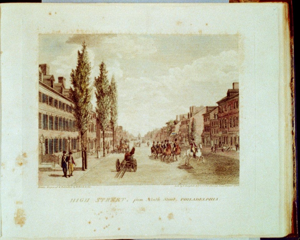 High Street, from Ninth Street - Philadelphia LCCN2002718874