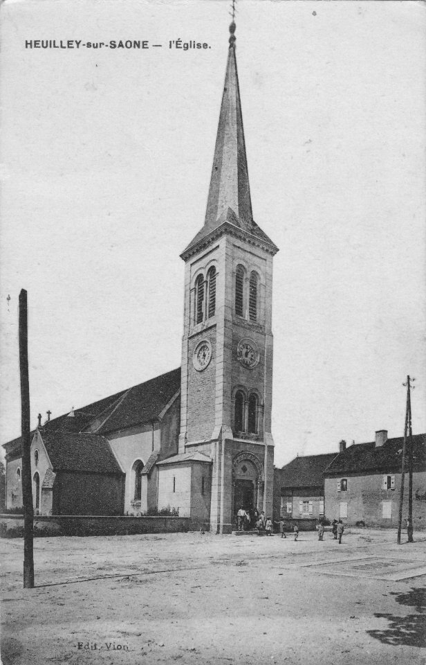 Heuilley-sur-Saône église 1921