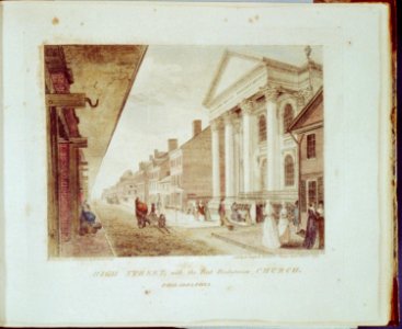 High Street, with the First Presbyterian Church - Philadelphia LCCN2002718870