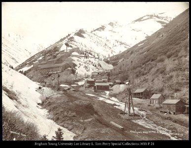 Highland Boy Mine, Bingham Canon, Utah C.R. Savage Photo. photo