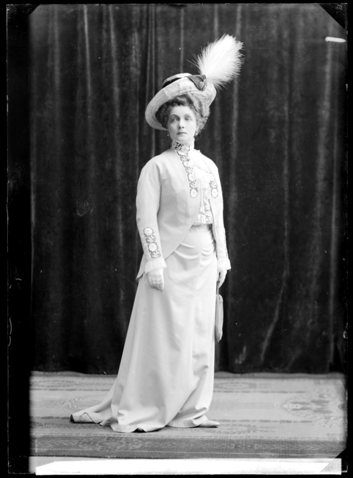 Hilda Borgström in John Glaydes ära at Kungliga Dramatiska teatern 1908 - SMV - NB083