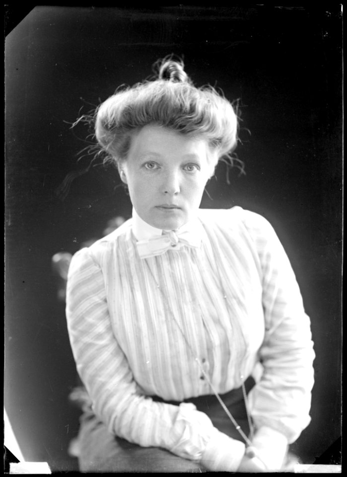 Hilda Borgström, porträtt - SMV - GB125