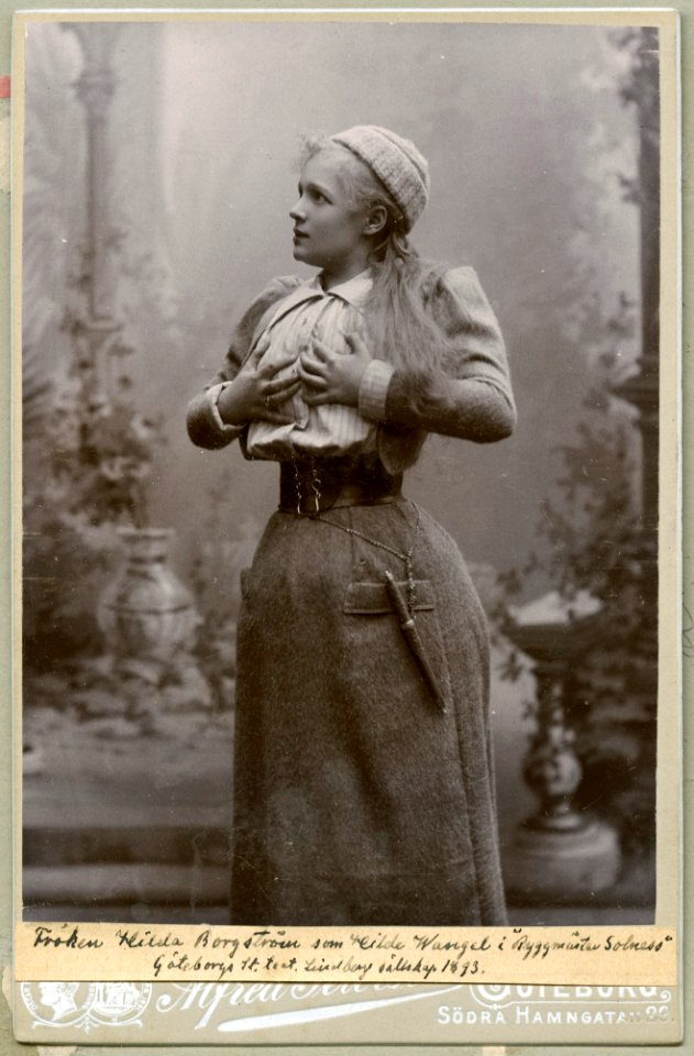 Hilda Borgström, rollporträtt - SMV - H1 196