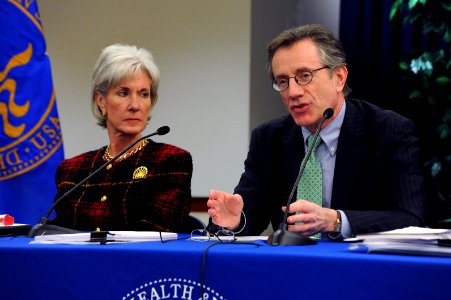HHS Secretary Kathleen Sebelius and Jay Angoff announce new rules bringing transparency and scrutiny to proposed health insurance rate increases