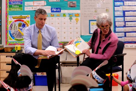 HHS Secretary Sebelius joins U.S. Dept. of Education Secretary Arne Duncan at Rolling Terrace Elementary School in Montgomery County, MD (8)