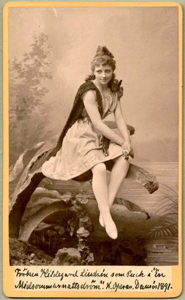 Hildegard Lindzén, rollporträtt - SMV - H5 109