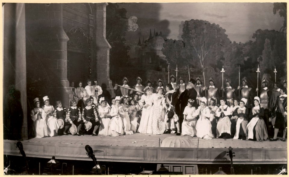 Hexan, Kungliga Operan 1894. Föreställningsbild - SMV - H9 142