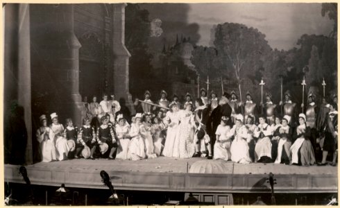 Hexan, Kungliga Operan 1894. Föreställningsbild - SMV - H9 142
