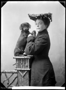 Hildur Malmberg, actor, undated portrait - SMV - GM012