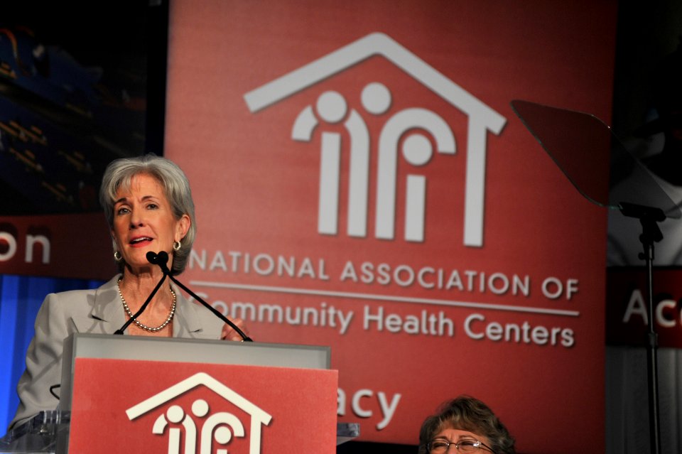 HHS Secretary Sebelius delivers remarks at the National Association of Community Health Centers Annual Policy and Issues Forum on Wednesday March 23