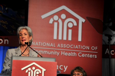 HHS Secretary Sebelius delivers remarks at the National Association of Community Health Centers Annual Policy and Issues Forum on Wednesday March 23