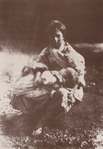 Hill und Adamson - Fischermädchen mit Kind (Zeno Fotografie)