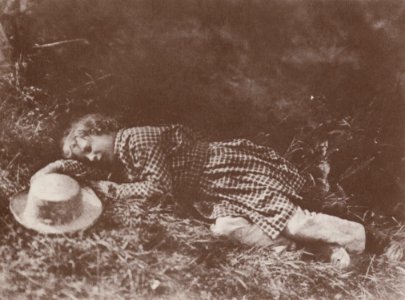 Hill und Adamson - Sommer Nachmittag. Herr Hope Finlay (Zeno Fotografie)