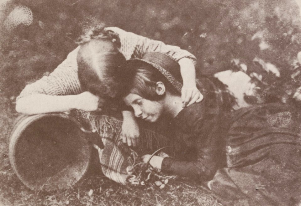 Hill und Adamson - Schlafende Blumenpflücker (Zeno Fotografie)