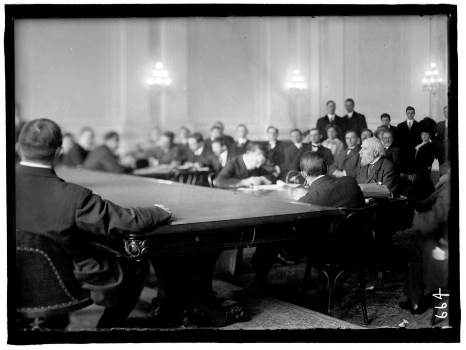 HILL, JAMES JEROME. PRESIDENT, GREAT NORTHERN RAILWAY. BEFORE STANLEY COMMITTEE LCCN2016863500
