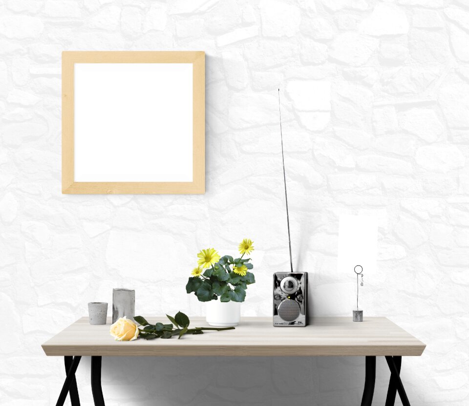 Desk interior presentation