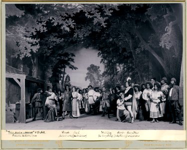 Hin ondes snaror, Svenska teatern 1900. Föreställningsbild - SMV - H11 008