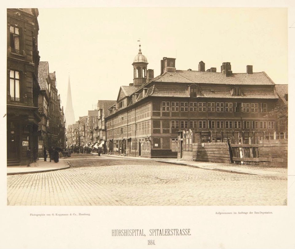 Hiobshospital Spitalerstrasse 1884