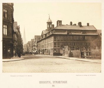 Hiobshospital Spitalerstrasse 1884