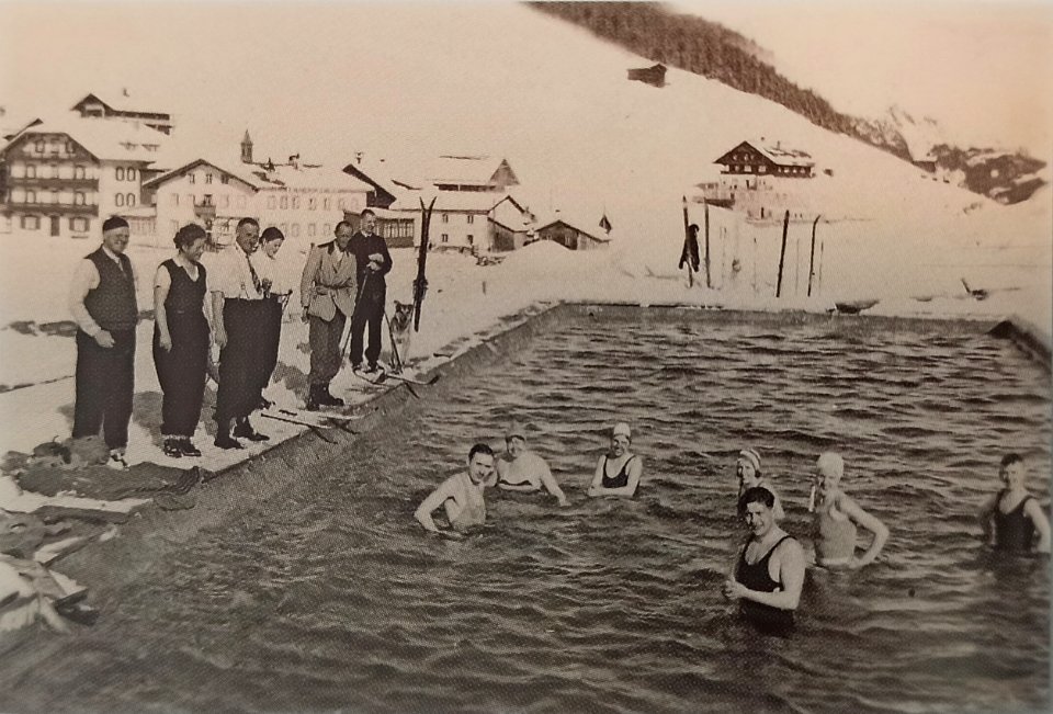 Hintertux Thermalbad Hochwinter 1935
