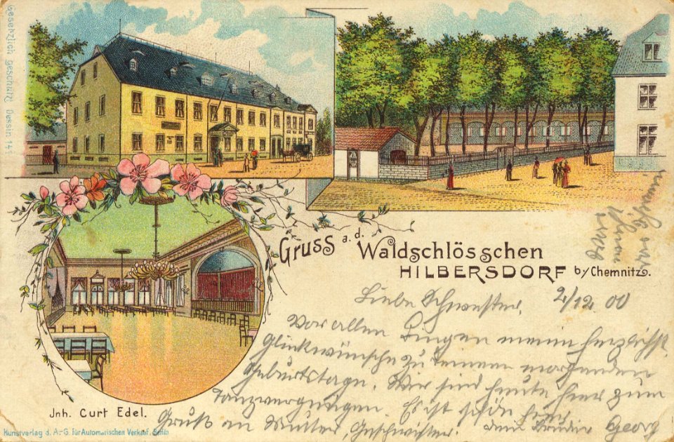 Hilbersdorf, Sachsen - Waldschlösschen Hilbersdorf (Zeno Ansichtskarten)