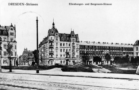 Hilera de casas bergmannstraße eilenburger straßebella época dresde