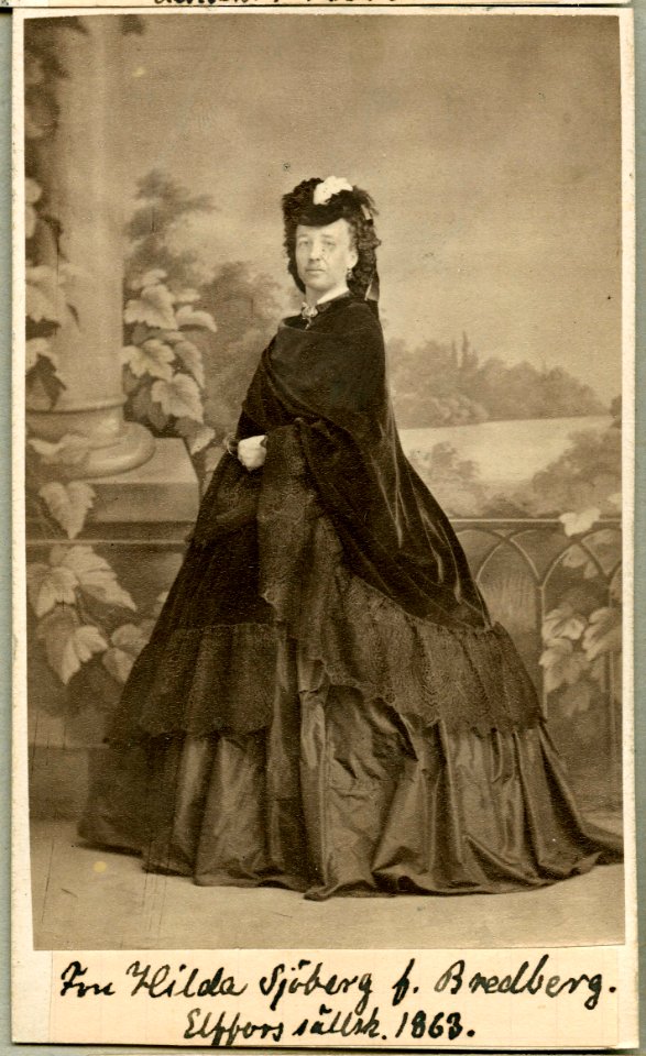 Hilda Sjöberg, porträtt - SMV - H7 130