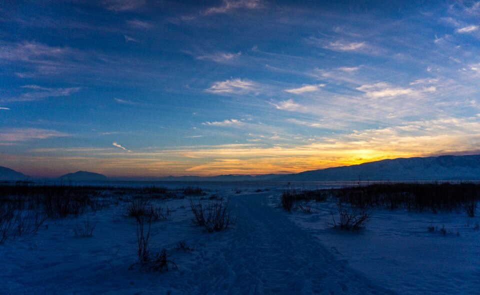 Mountain highland landscape photo