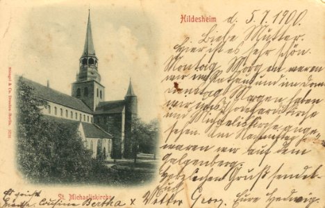 Hildesheim, Niedersachsen - Michaeliskirche (Zeno Ansichtskarten)