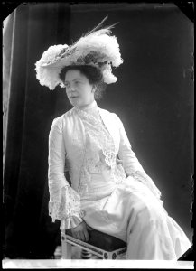 Hildur Malmberg, actor, undated portrait - SMV - GM013