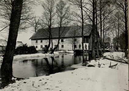 Hilfsplatz bei der Mühle an der Nida bei Bicoceda des I.R.84. (BildID 15539796)