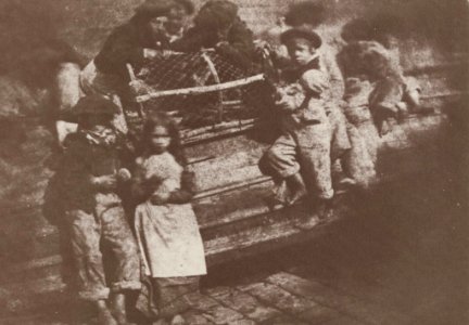 Hill und Adamson - Fischerkinder (Zeno Fotografie)