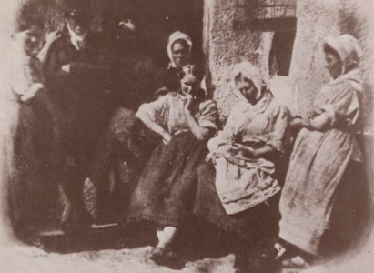 Hill und Adamson - Gruppe von Fischweibern aus Newhaven (Zeno Fotografie)