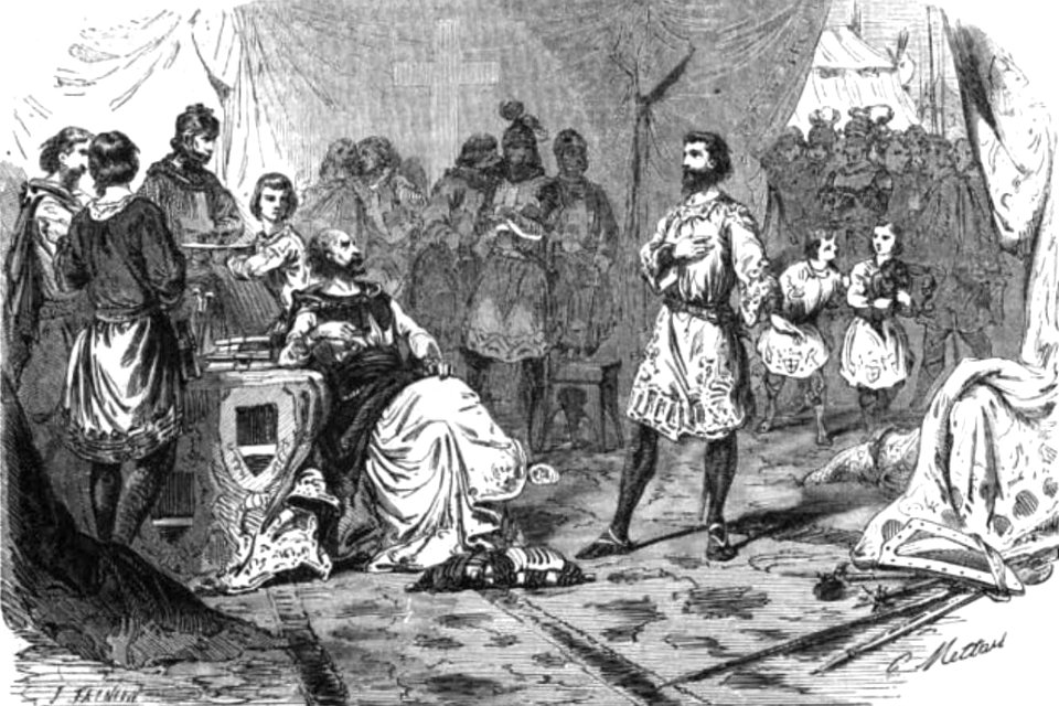 Histoire populaire de la France (1st ed) - Le Vicomte Raymond Roger arrêté en trahison par ordre du légat
