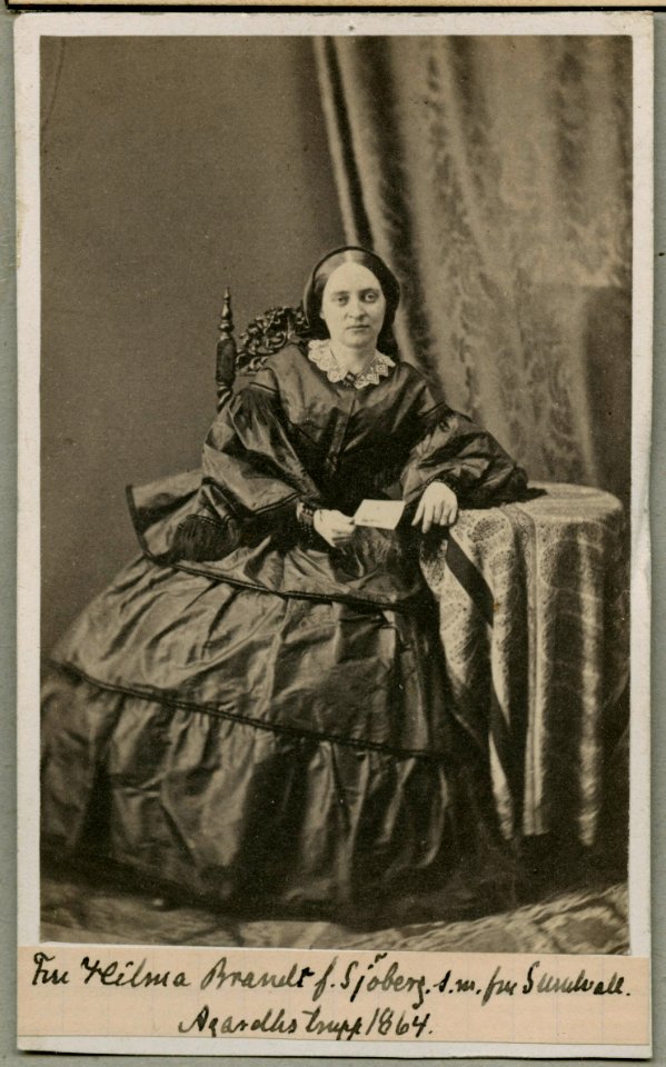 Hilma Brandt, porträtt - SMV - H1 117