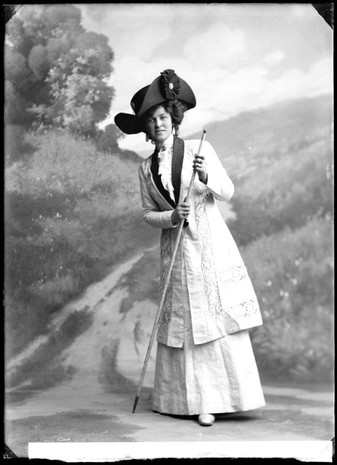 Hilma Matsson in Bykomtessen at Operett-teatern 1909 - SMV - GM014
