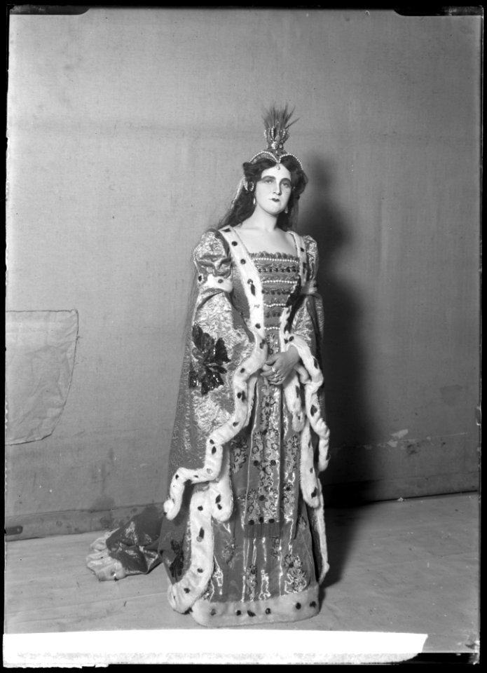 Hilma Matsson in Prinsessan Nam-Nam at Operett-teatern 1910 - SMV - GM017