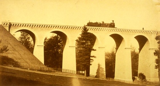 Hippolyte-Auguste Collard - Paysage Pris du Viaduc de Chantilly photo