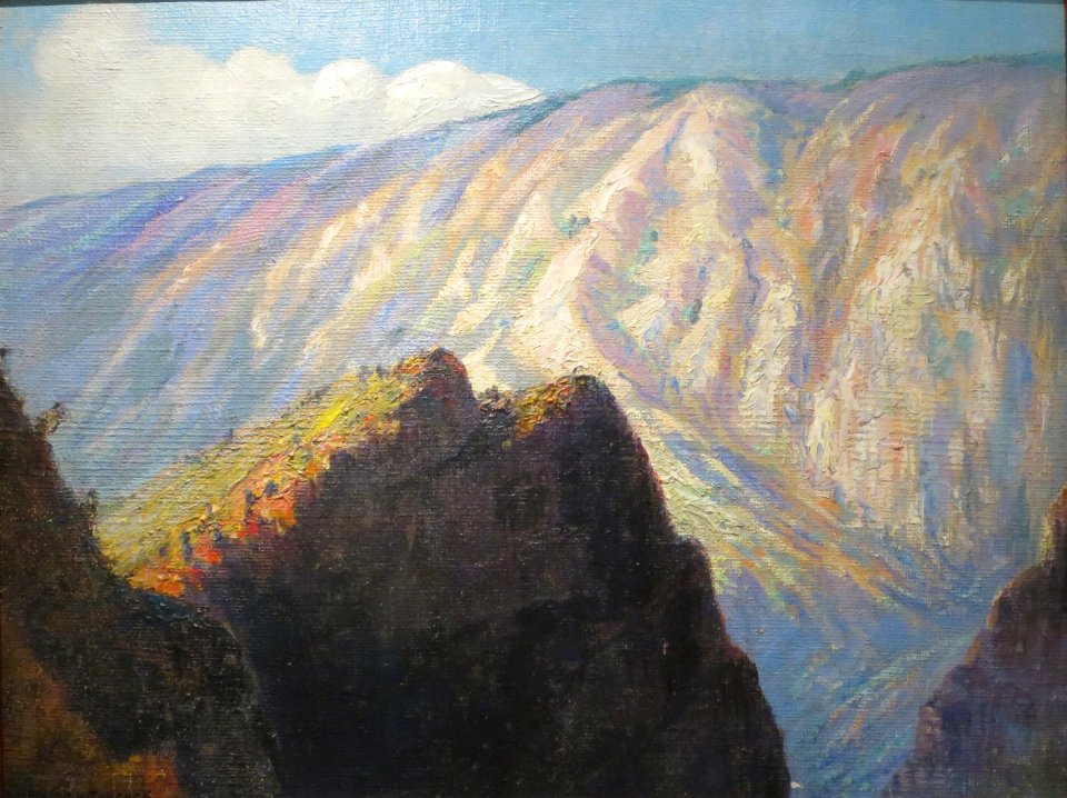 Unidentified scene of Hawaii by D. Howard Hitchcock, Pacific Club