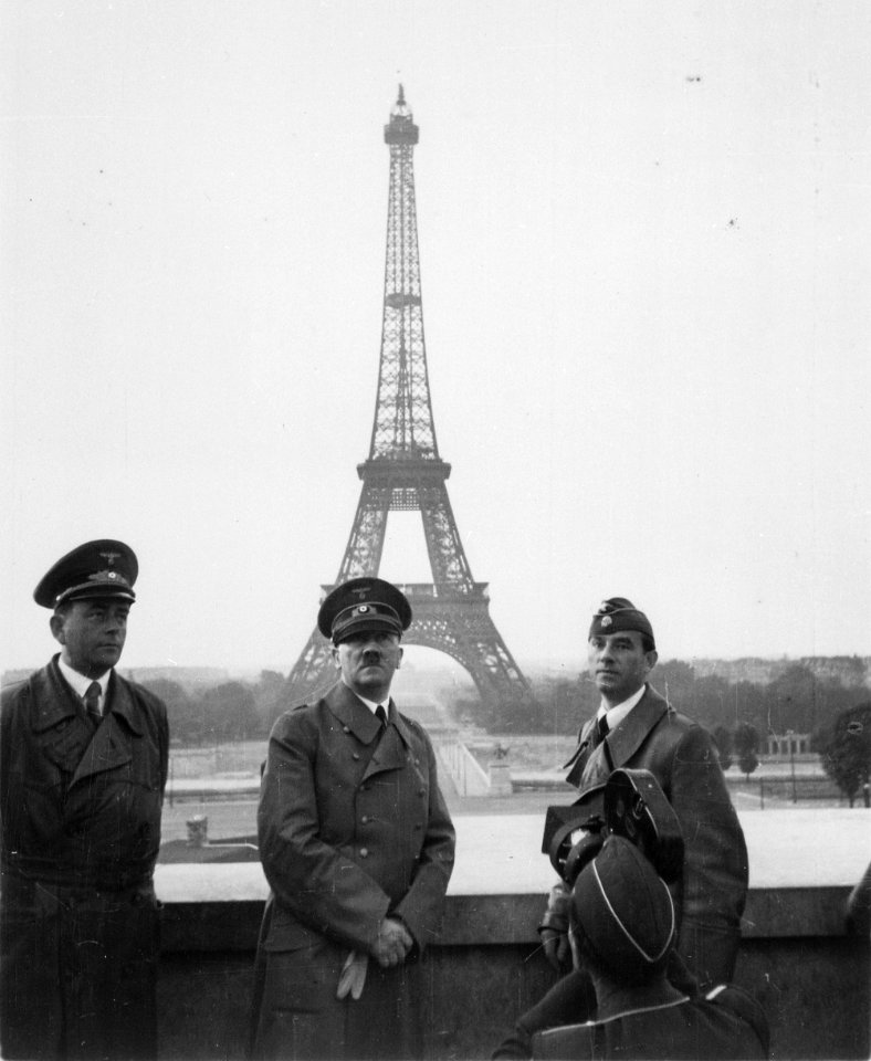 Hitler, Speer y Breker en París, 23 de junio de 1940