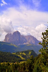 Rock clouds sky photo