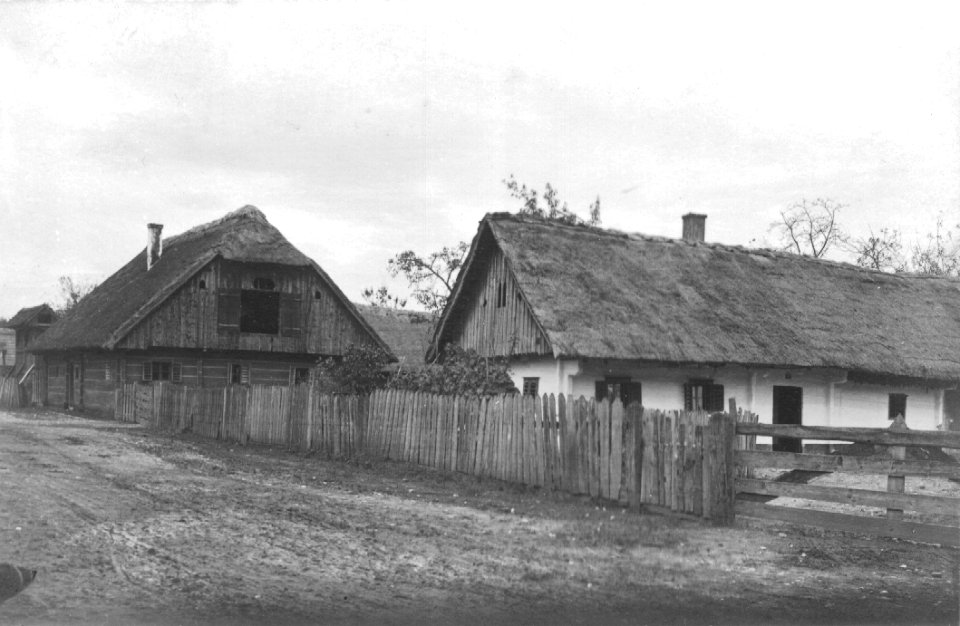 Hiši v Mostecu 1922