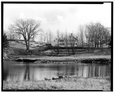 Historic American Buildings Survey L. C. Durette, Photographer March 19, 1937 GENERAL VIEW OYSTER RIVER AT HALF TIDE - General John Sullivan House, Newmarket Road, Durham, Strafford HABS NH,9-DUR,1-5