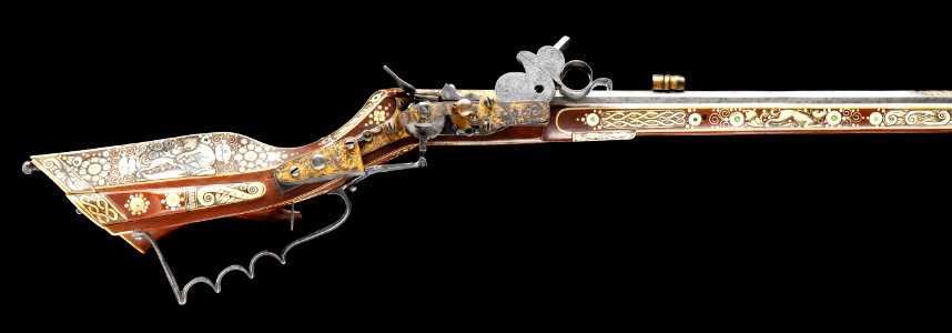 Hjullåsbössa Teschen - Firearms III - Livrustkammaren - 87462