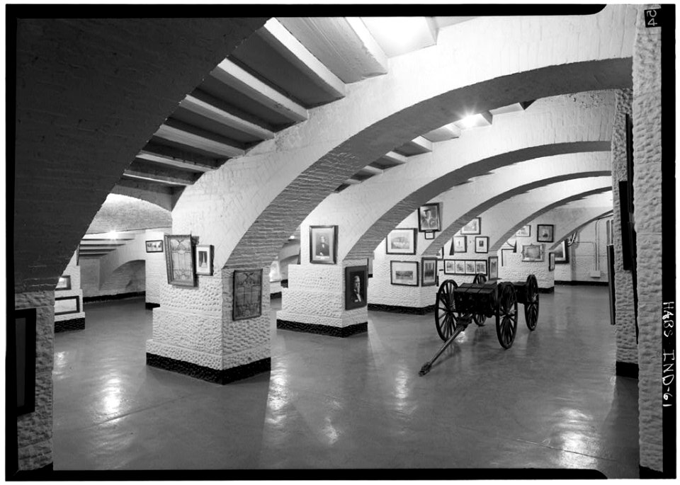 Historic American Buildings Survey, Aug 1970 BUTTRESSES IN BASE UNDERGROUND